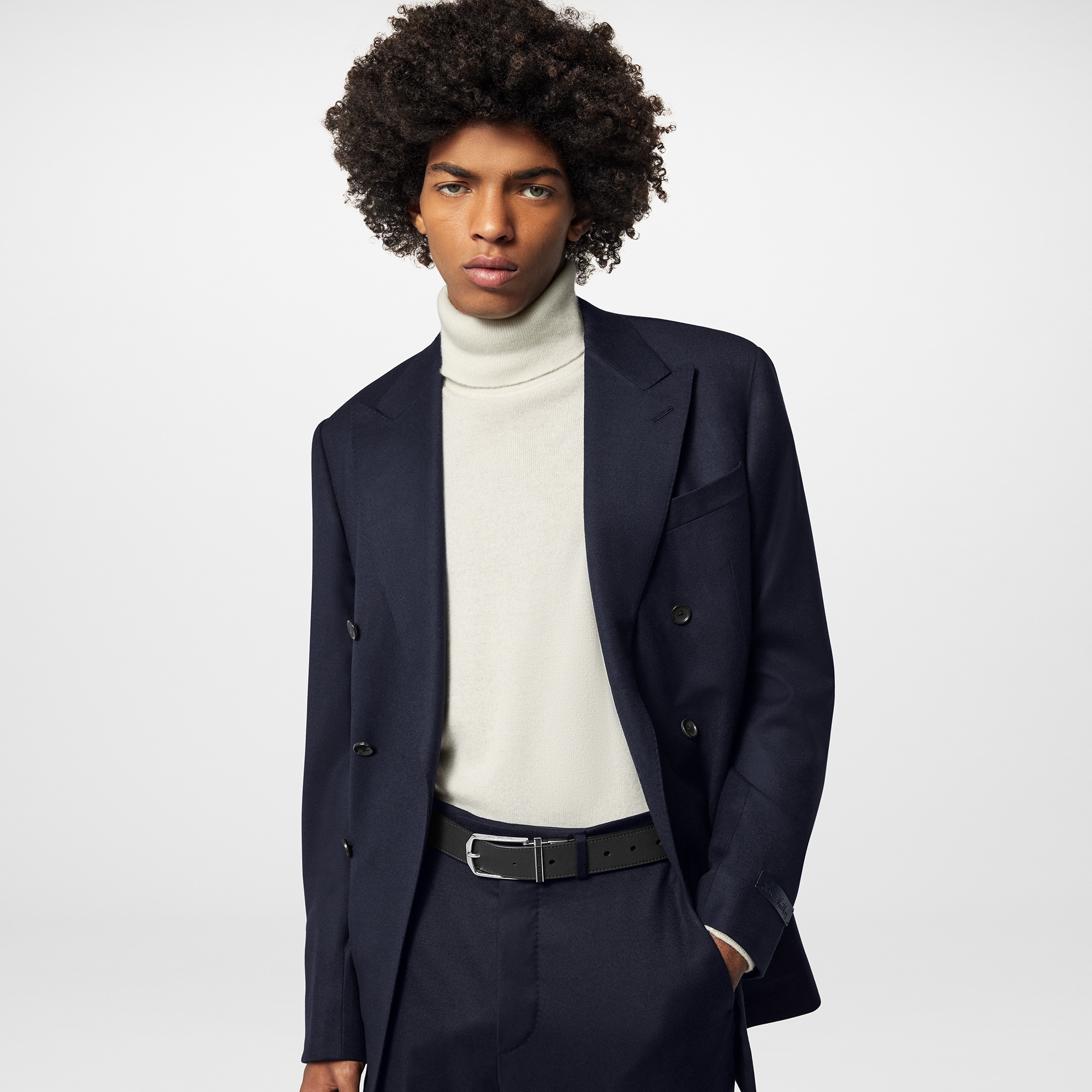 기타 가죽 액세서리 벨트 슬렌더 35mm 리버서블 벨트 | 루이비통 공식 온라인 스토어® (크게 보기)