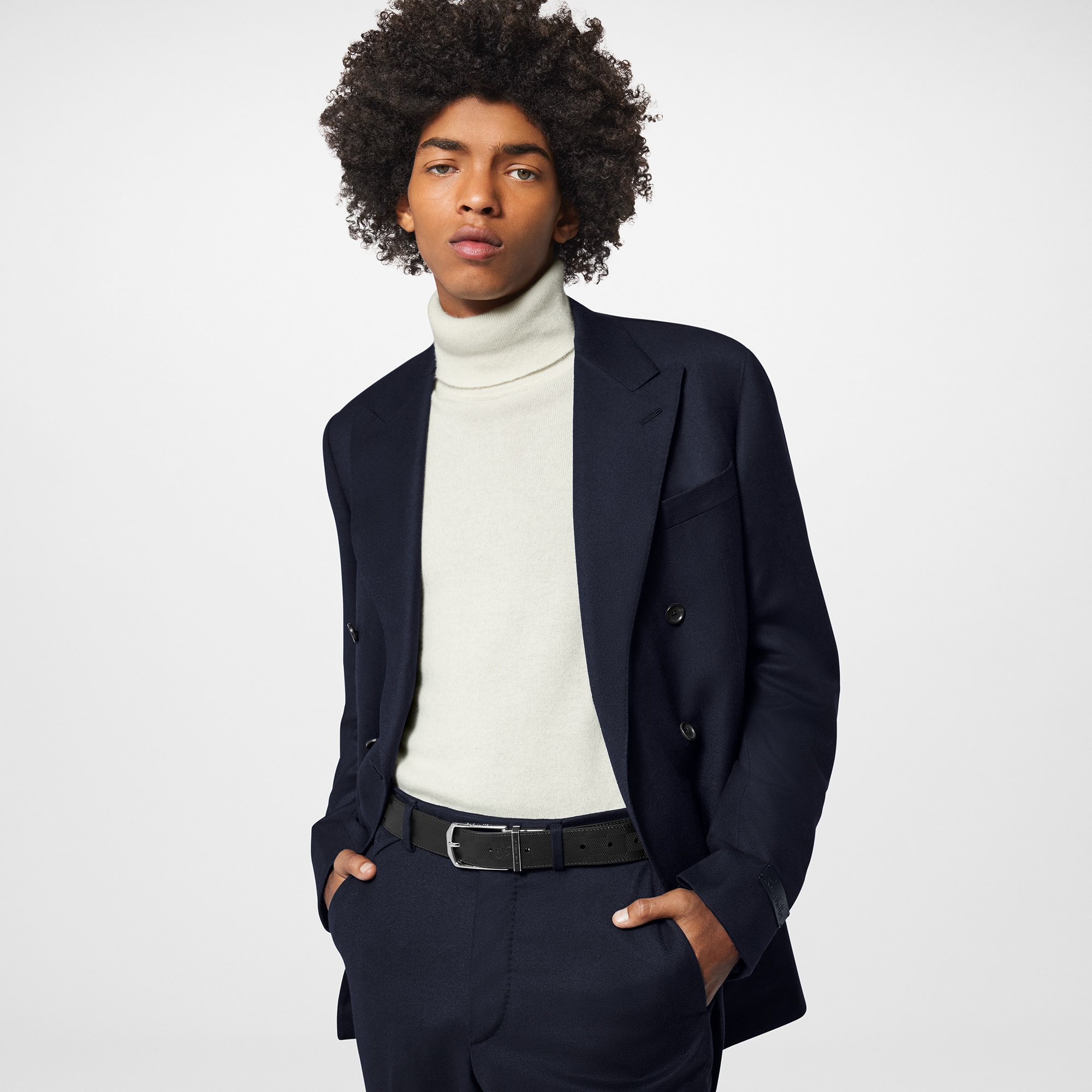 기타 가죽 액세서리 벨트 슬렌더 35mm 리버서블 벨트 | 루이비통 공식 온라인 스토어® (크게 보기)