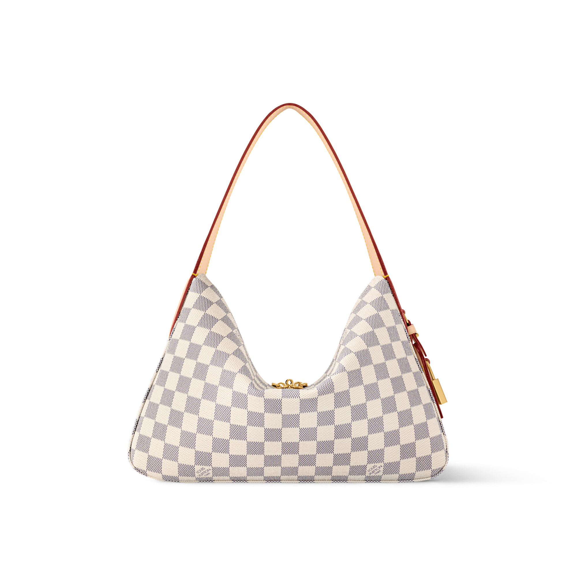 다미에 아주르 캔버스 여성 가방 신제품 슬라우치 PM | 루이비통 공식 온라인 스토어® (크게 보기)