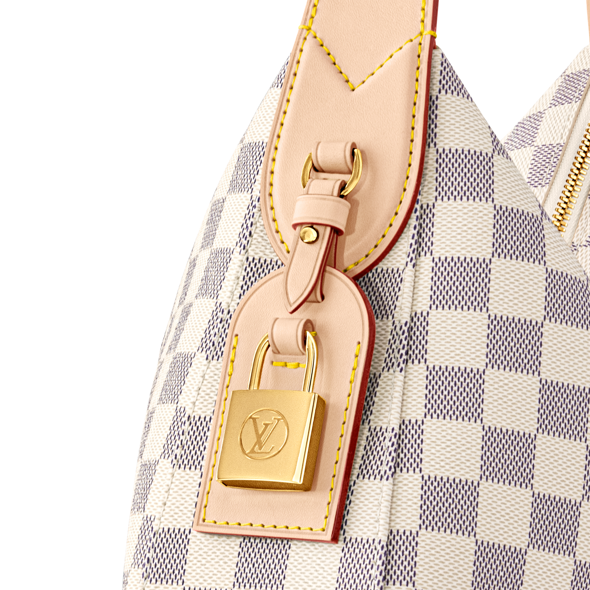 다미에 아주르 캔버스 여성 가방 신제품 슬라우치 PM | 루이비통 공식 온라인 스토어® (크게 보기)