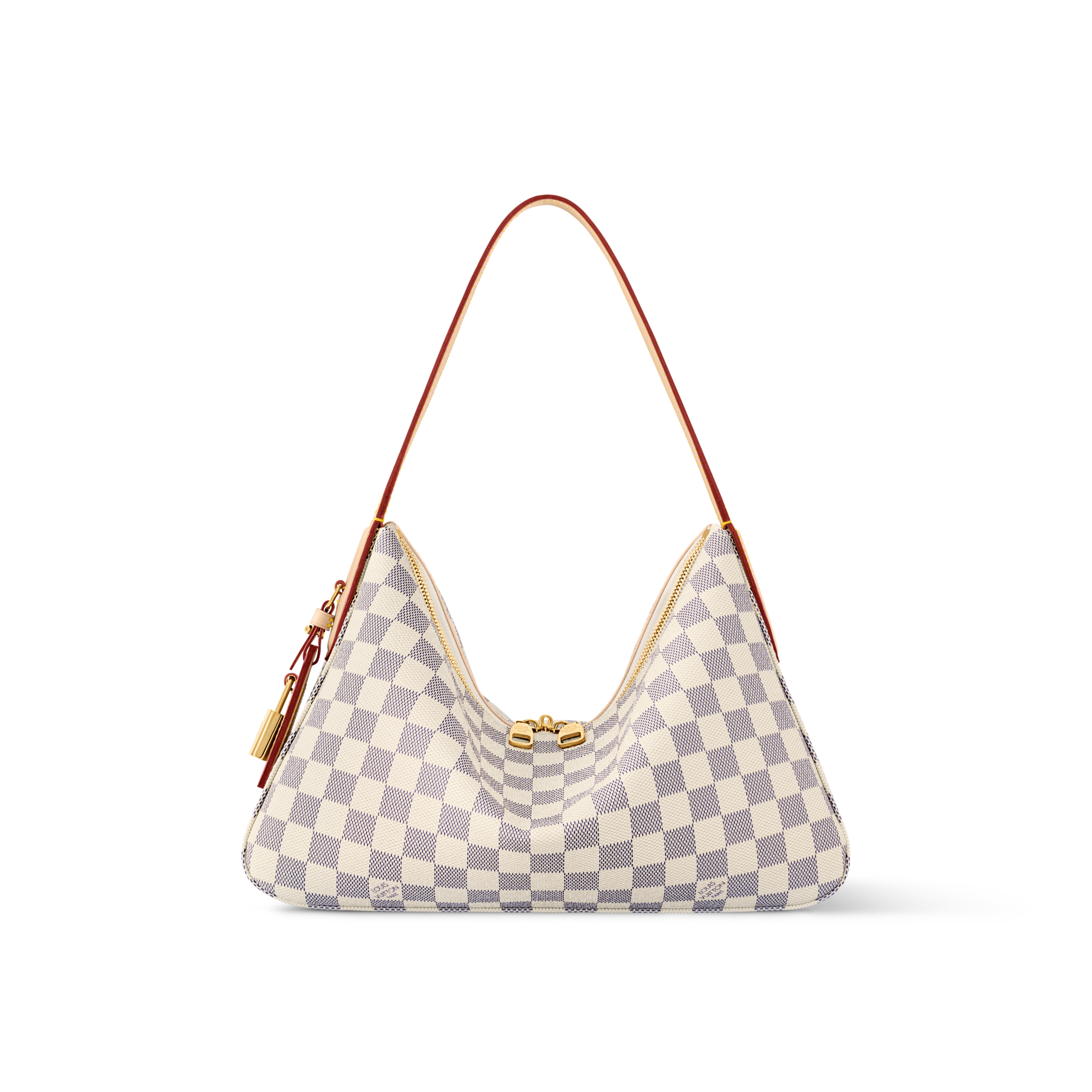 다미에 아주르 캔버스 여성 가방 신제품 슬라우치 PM | 루이비통 공식 온라인 스토어® (크게 보기)