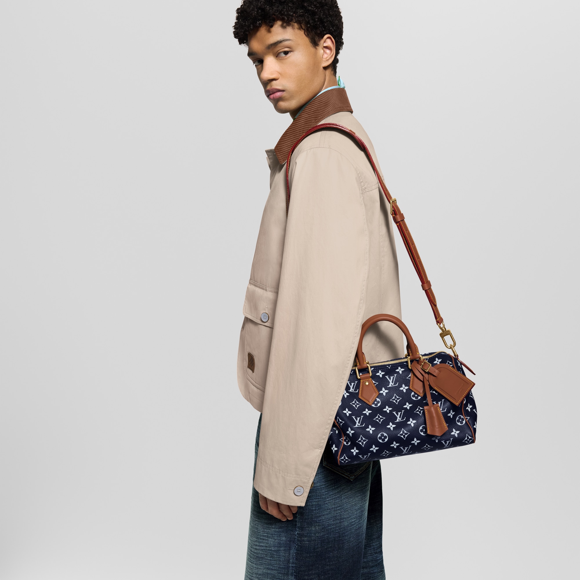 모노그램 가죽 가죽 소품 & 트래블 SPEEDY P9 스피디 P9 반둘리에 25 | 루이비통 공식 온라인 스토어® (크게 보기)