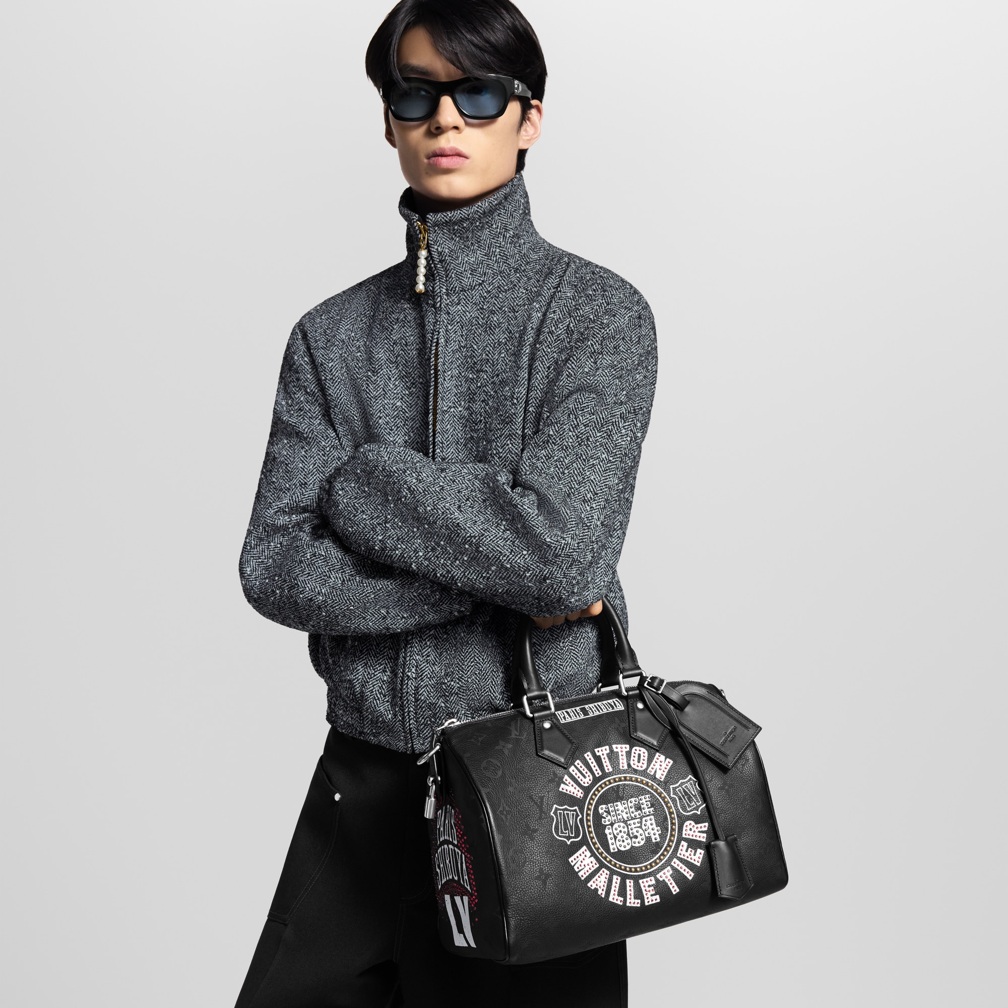 기타 가죽 가방 스피디 P9 스피디 P9 반둘리에 30 재킷 | 루이비통 공식 온라인 스토어® (크게 보기)