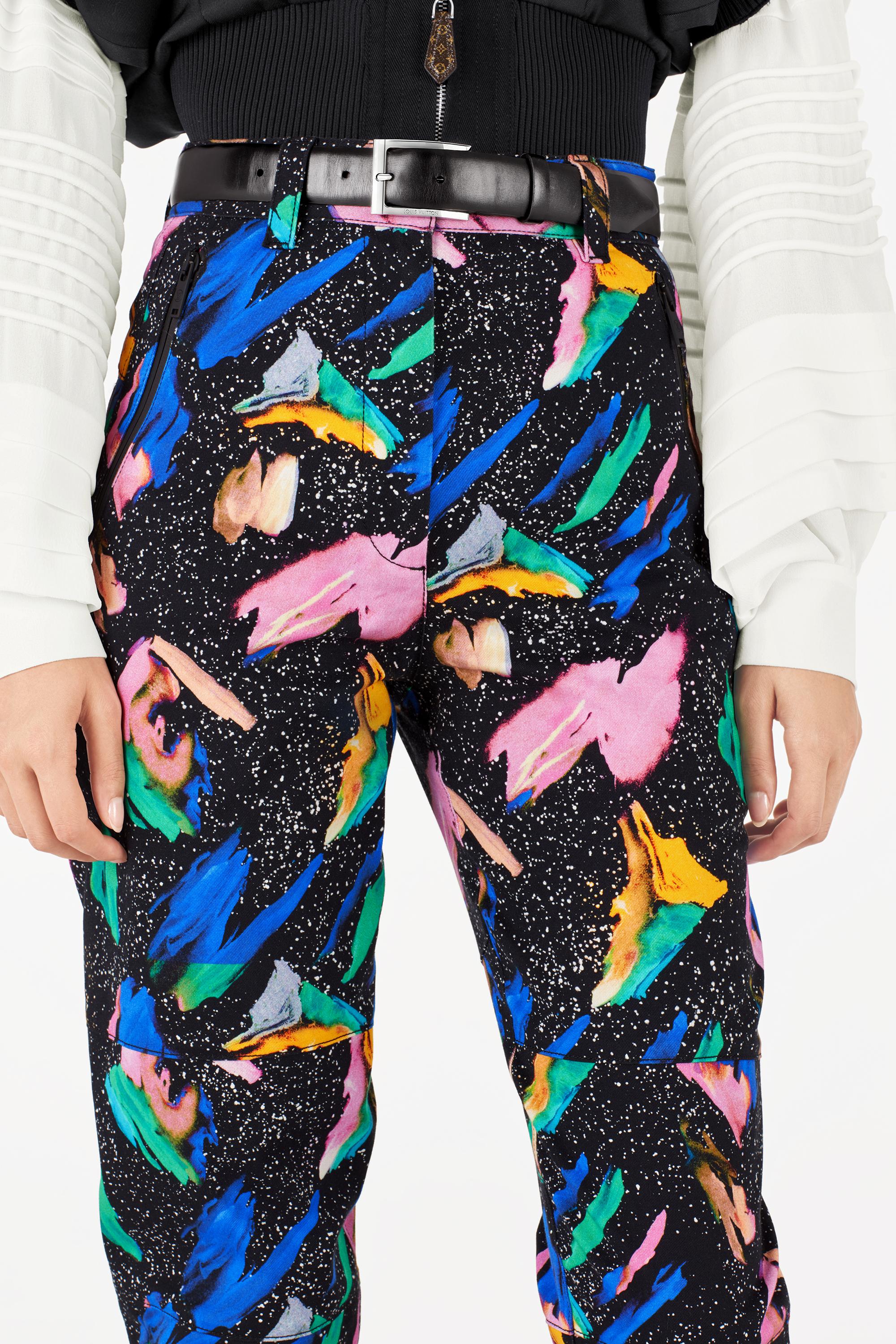  Discontinued Product Obs 2 스플래시 프린트 슬림 팬츠 | 루이비통 공식 온라인 스토어® (크게 보기)