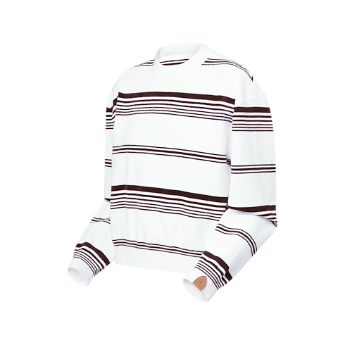 의류 니트웨어 스트라이프드 니트 풀오버 | 루이비통 공식 온라인 스토어® (크게 보기)