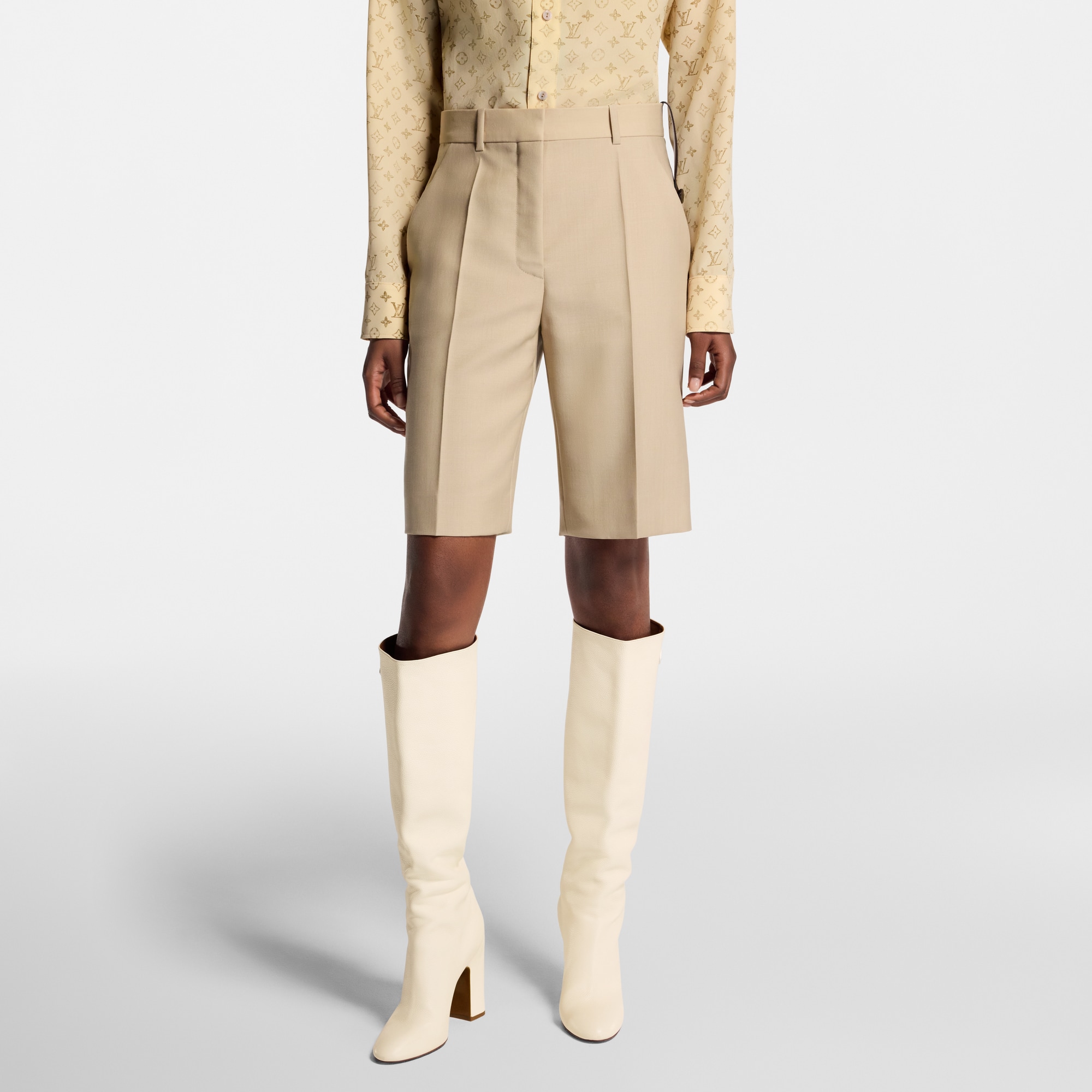  의류 스커트 & 쇼츠 테일러드 버뮤다 쇼츠 | 루이비통 공식 온라인 스토어® (크게 보기)