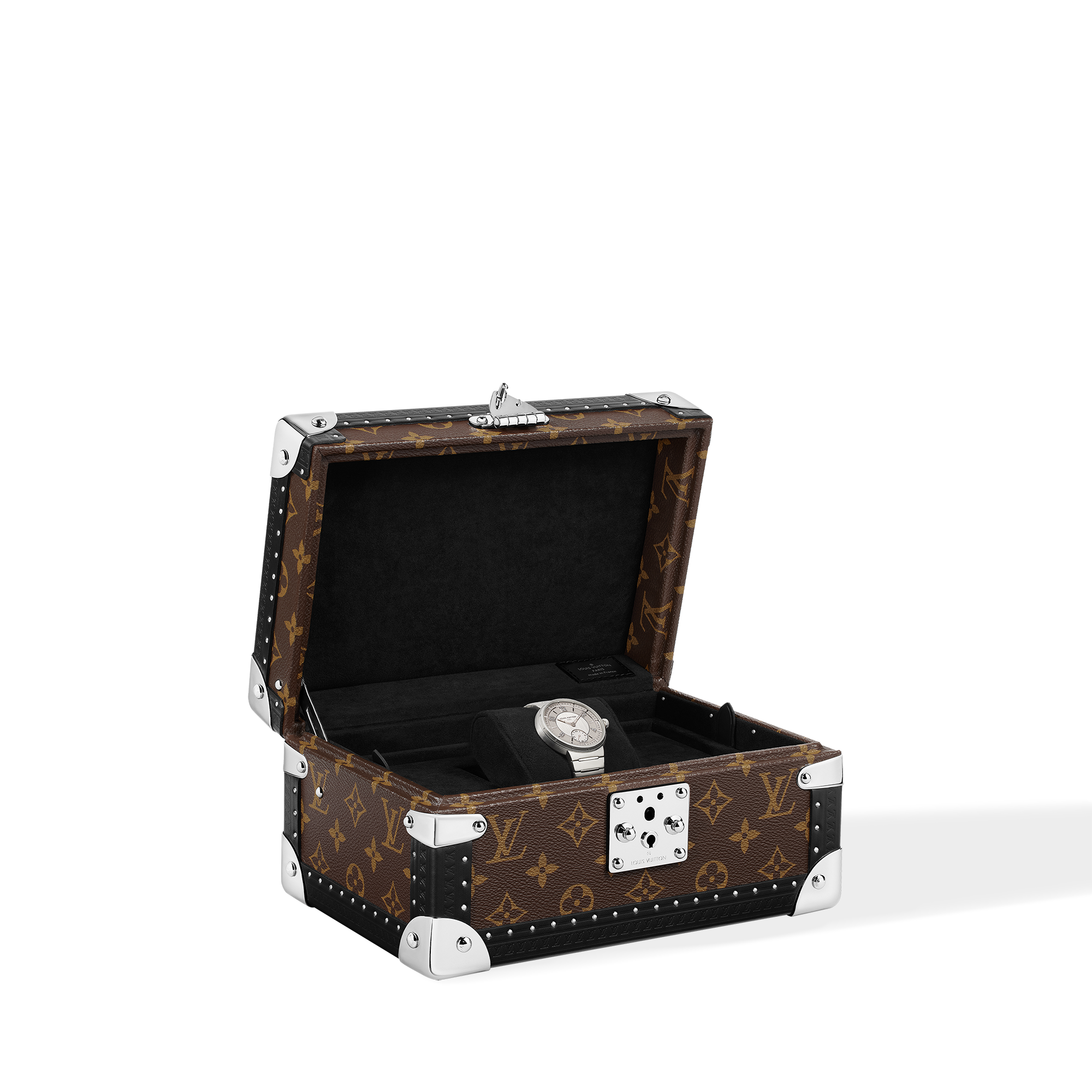  워치 전체보기 } 땅부르 (Tambour), 오토매틱, 40mm, 스틸 | 루이비통 공식 온라인 스토어® (크게 보기)