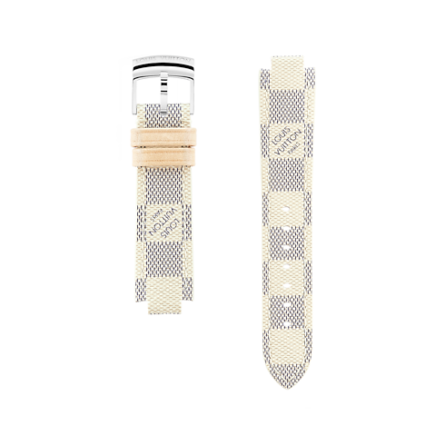 주얼리 My LV 땅부르 땅부르 다미에 아주르 (Tambour Damier Azur) 캔버스 스트랩 | 루이비통 공식 온라인 스토어® (크게 보기)