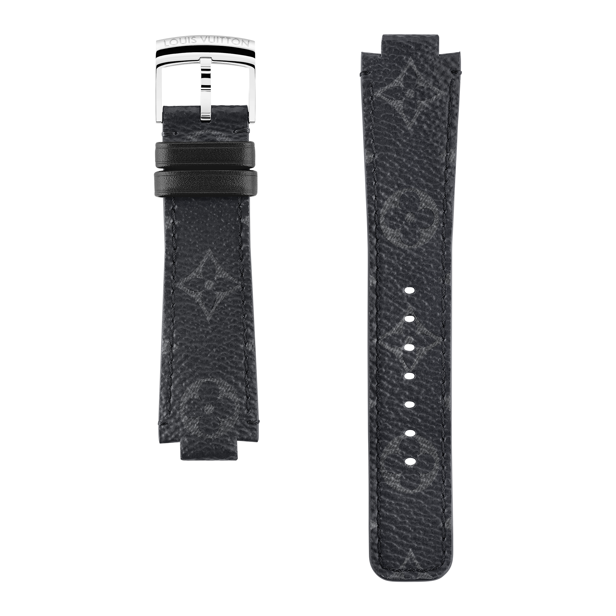  워치 컬렉션 My LV 땅부르 땅부르 이클립스 모노그램 (Tambour Eclipse Monogram) 캔버스 스트랩 | 루이비통 공식 온라인 스토어® (크게 보기)