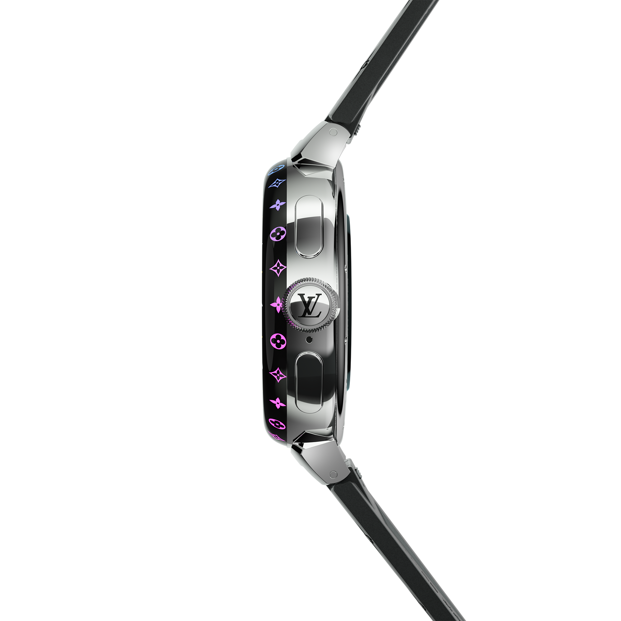  하이-테크 오브제 & 액세서리 오디오, 스마트 워치 & 액세서리 땅부르 호라이즌 라이트 업 (Tambour Horizon Light Up) 커넥티드 워치 | 루이비통 공식 온라인 스토어® (크게 보기)