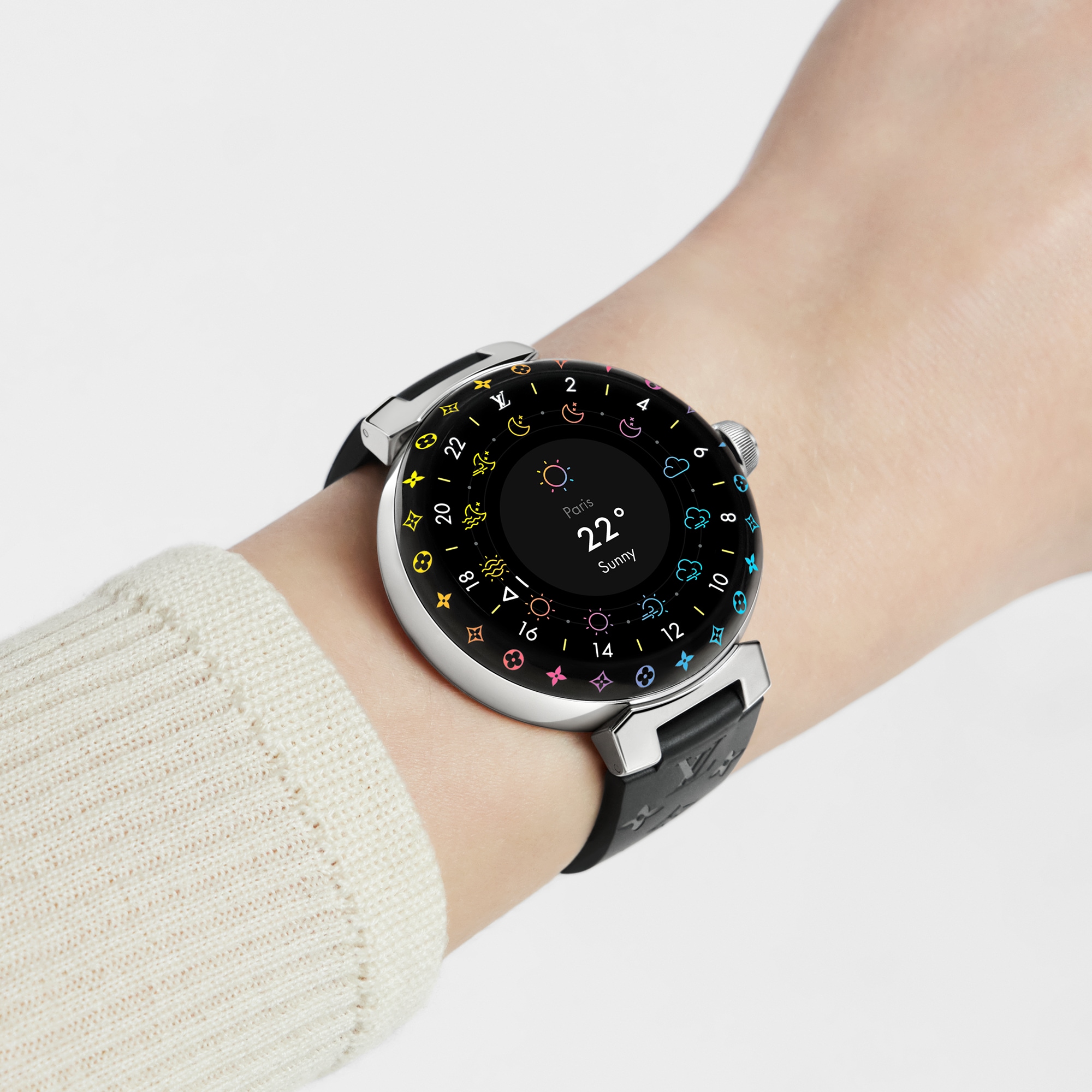  하이-테크 오브제 & 액세서리 오디오, 스마트 워치 & 액세서리 땅부르 호라이즌 라이트 업 (Tambour Horizon Light Up) 커넥티드 워치 | 루이비통 공식 온라인 스토어® (크게 보기)