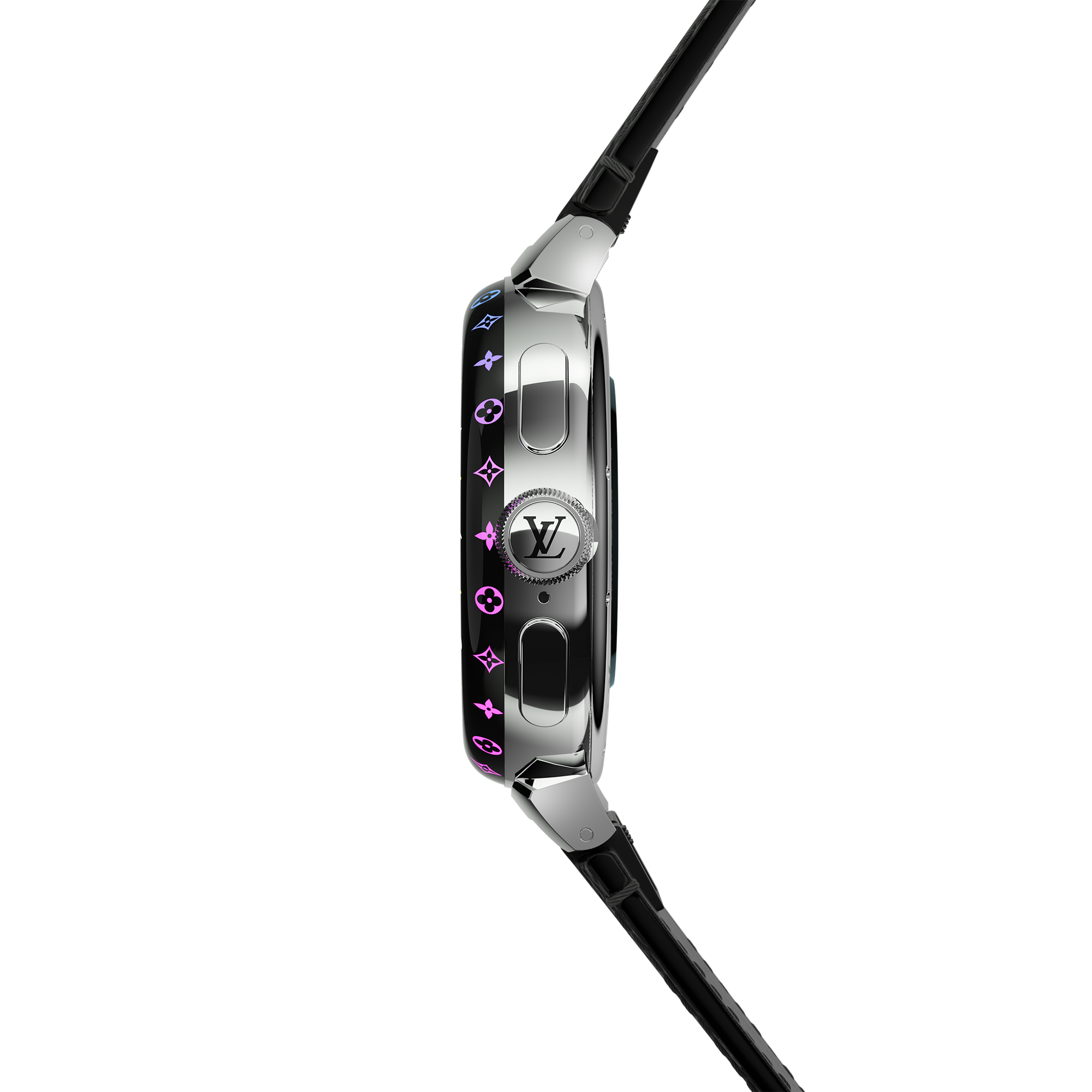  하이-테크 오브제 & 액세서리 오디오, 스마트 워치 & 액세서리 땅부르 호라이즌 라이트 업 (Tambour Horizon Light Up) 커넥티드 워치 | 루이비통 공식 온라인 스토어® (크게 보기)