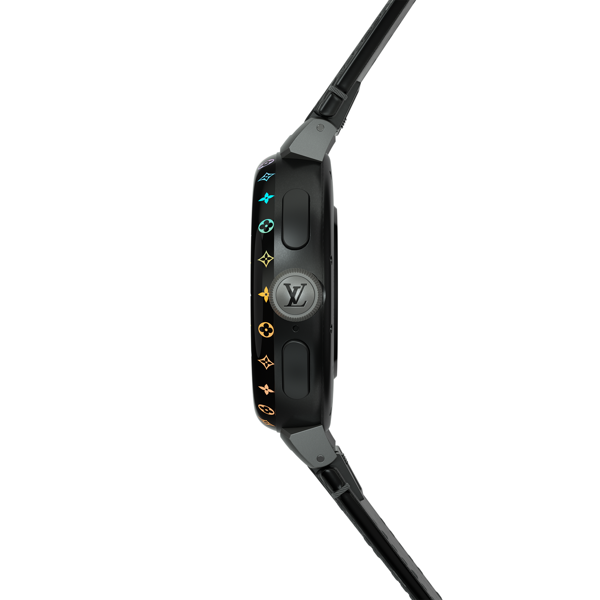  하이-테크 오브제 & 액세서리 오디오, 스마트 워치 & 액세서리 땅부르 호라이즌 라이트 업 (Tambour Horizon Light Up) 커넥티드 워치 | 루이비통 공식 온라인 스토어® (크게 보기)
