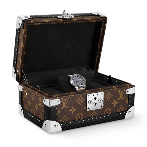 워치 전체 보기 } 땅부르 타이코 스핀 타임 에어 플라잉 투르비용 (Tambour Taiko Spin Time Air Flying Tourbillon), 오토매틱, 42.5mm, 화이트 골드 | 루이비통 공식 온라인 스토어® (크게 보기)