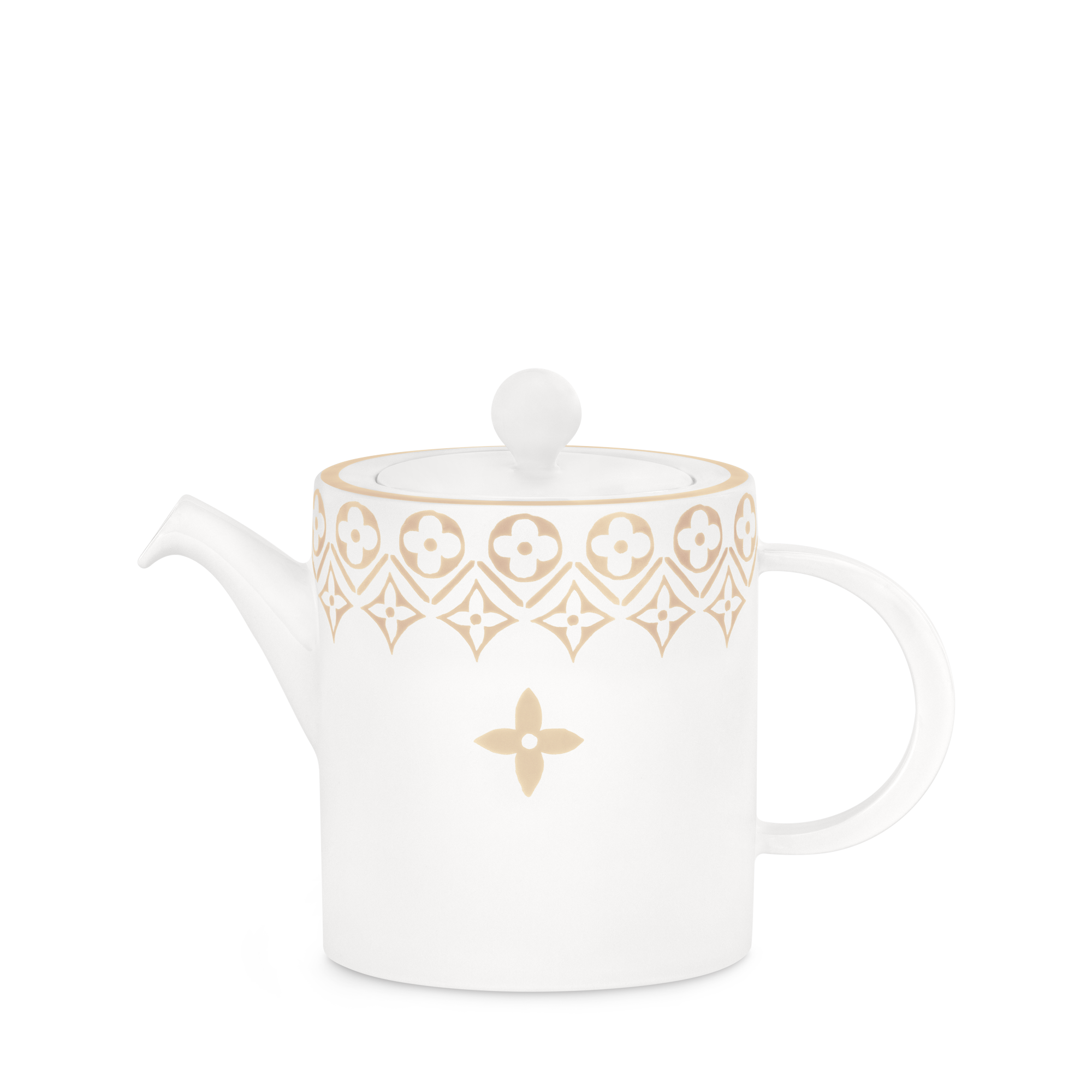  홈 & 아트 오브 다이닝 아트 오브 다이닝 모노그램 플라워 타일 (Monogram Flower Tile) 티포트 | 루이비통 공식 온라인 스토어® (크게 보기)