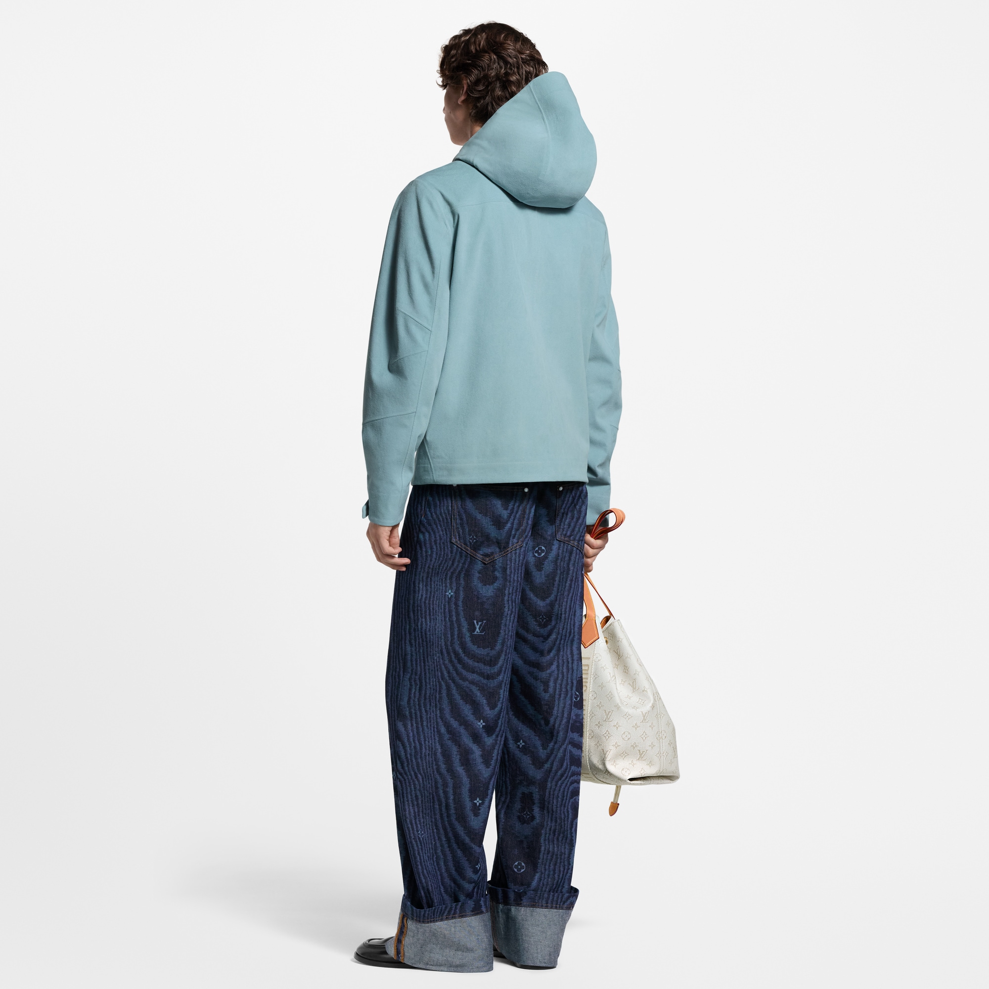  의류 아우터 & 코트 테크니컬 벨벳 레인 재킷 | 루이비통 공식 온라인 스토어® (크게 보기)