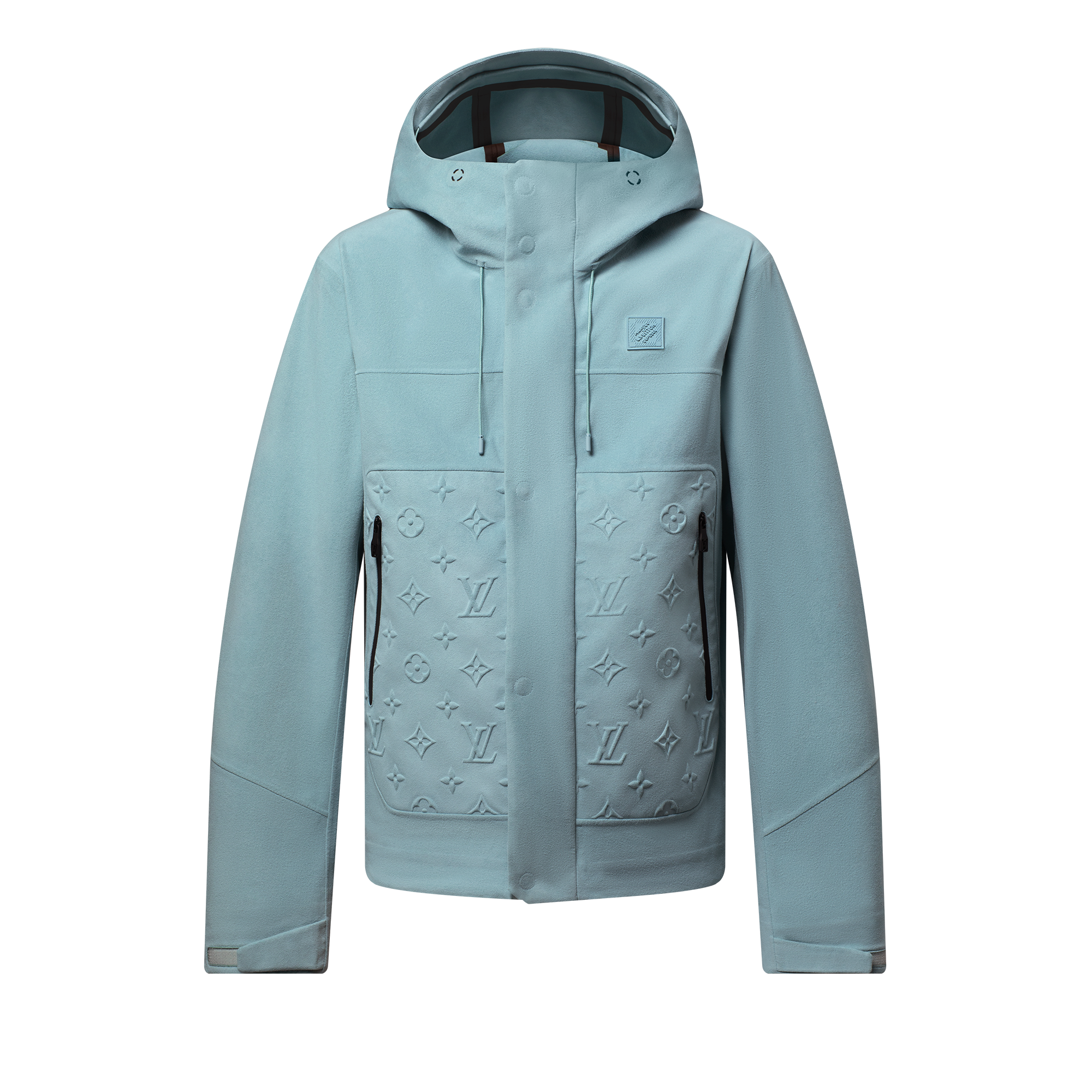  의류 아우터 & 코트 테크니컬 벨벳 레인 재킷 | 루이비통 공식 온라인 스토어® (크게 보기)