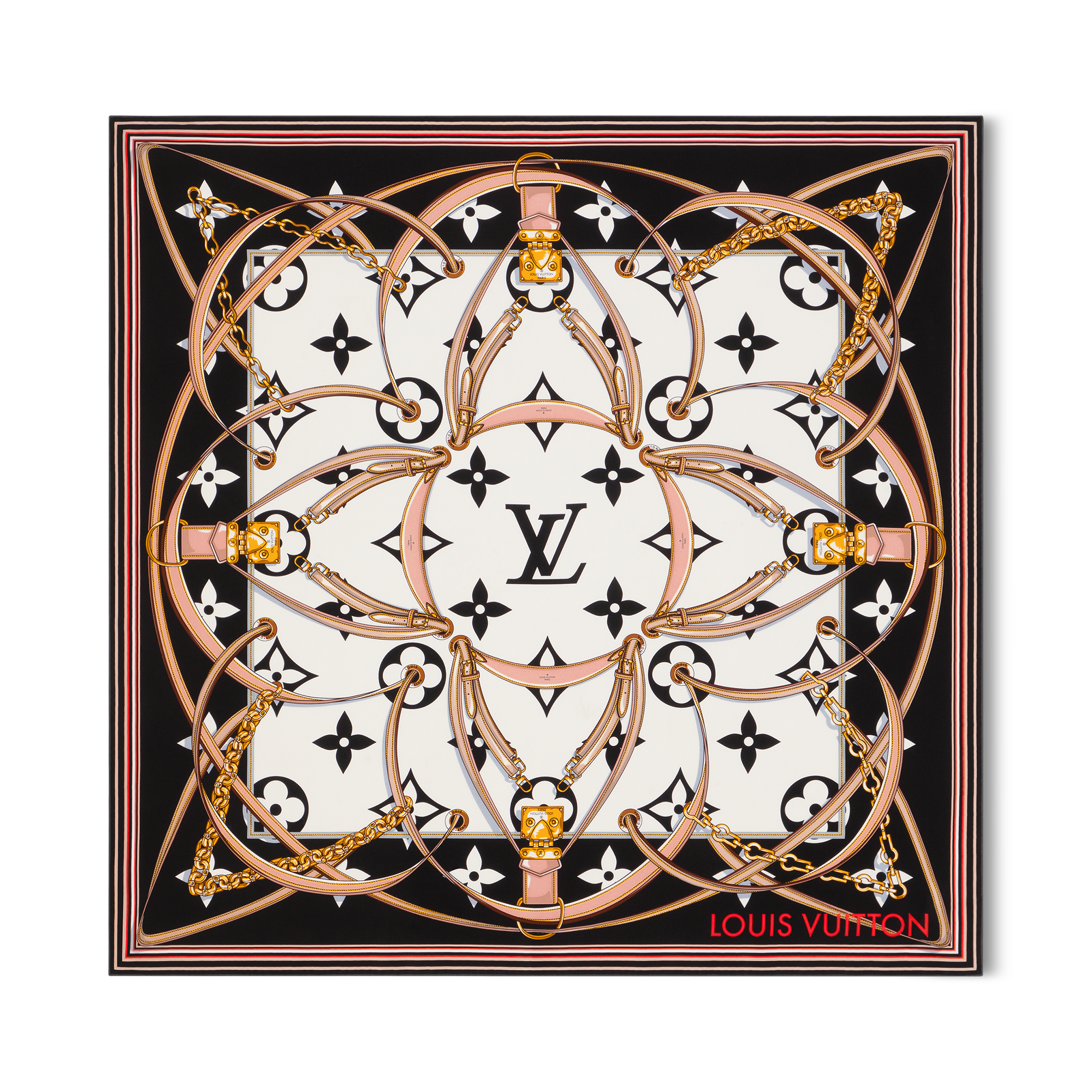 S00 액세서리 윈터 에센셜 얼티밋 모노그램 스퀘어 90 | 루이비통 공식 온라인 스토어® (크게 보기)