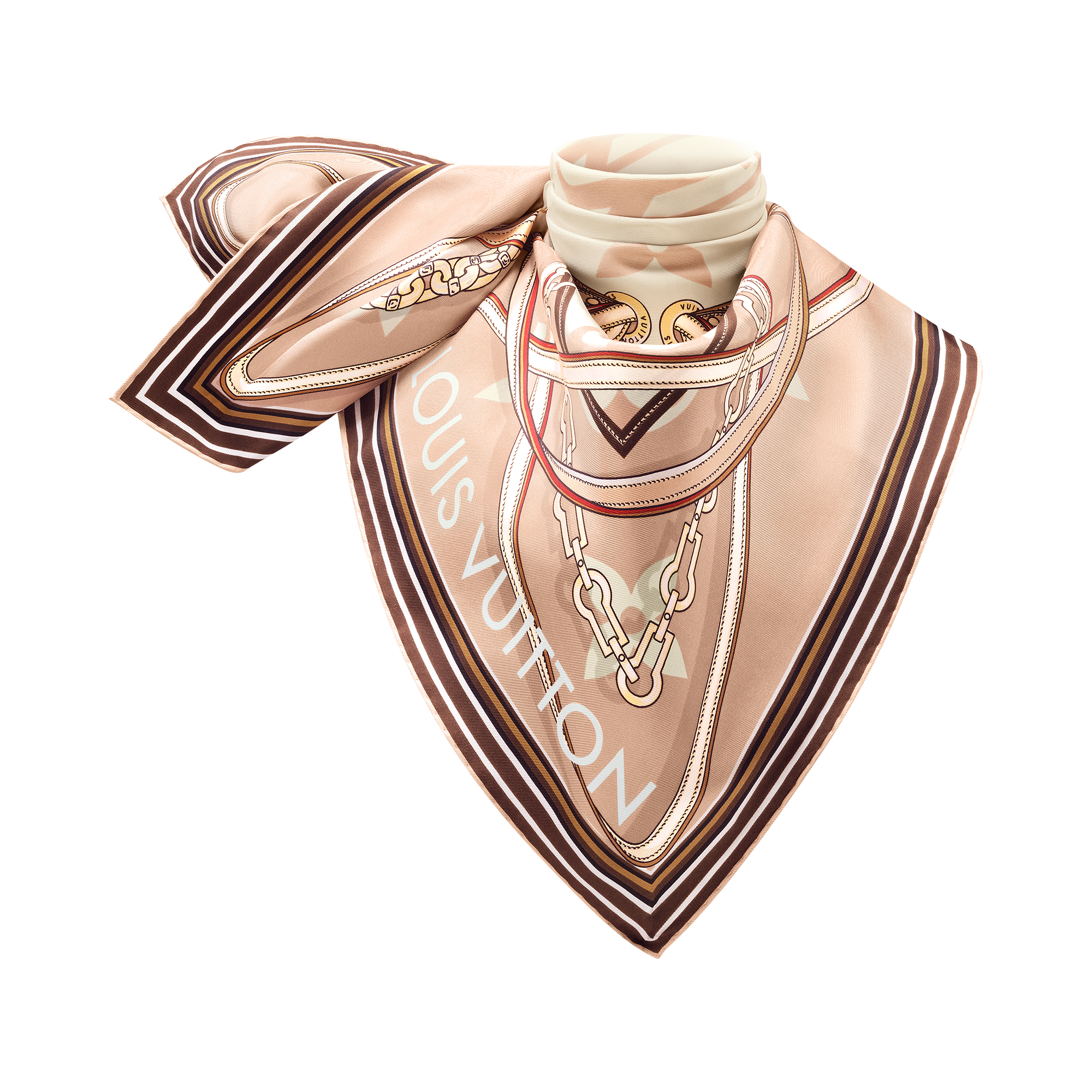 S00 액세서리 윈터 에센셜 얼티밋 모노그램 스퀘어 90 | 루이비통 공식 온라인 스토어® (크게 보기)