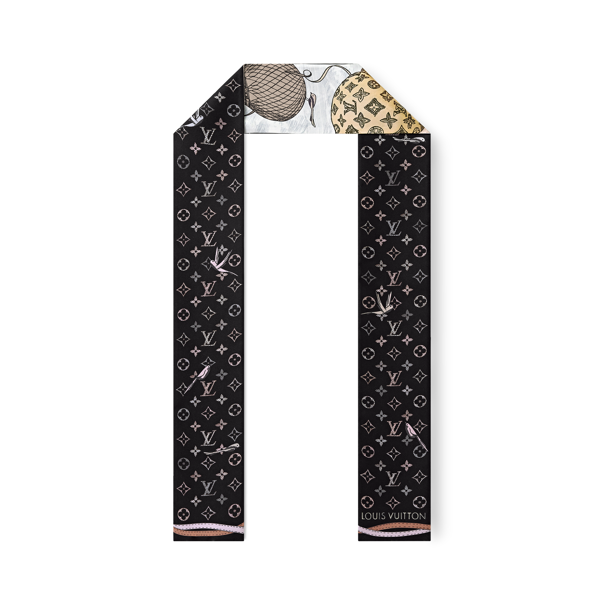 S00 액세서리 실크 스퀘어 & 방도 업 앤드 어웨이 방도 | 루이비통 공식 온라인 스토어® (크게 보기)