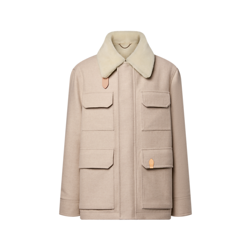 의류 의류 전체 보기 윈트리 울 캐시미어 필드 파카 | 루이비통 공식 온라인 스토어® (크게 보기)