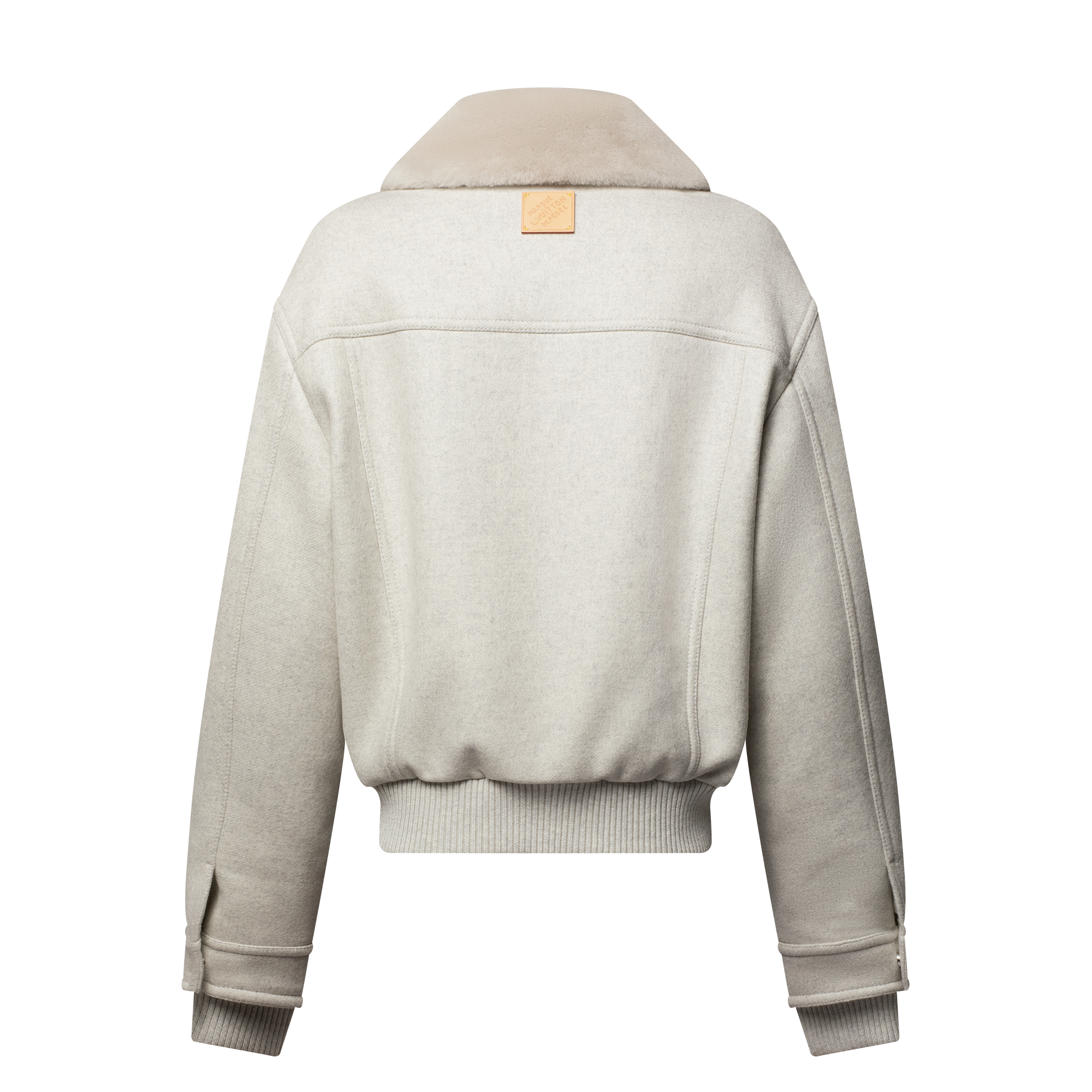  의류 아우터 & 코트 울 블루종 위드 시어링 칼라 | 루이비통 공식 온라인 스토어® (크게 보기)