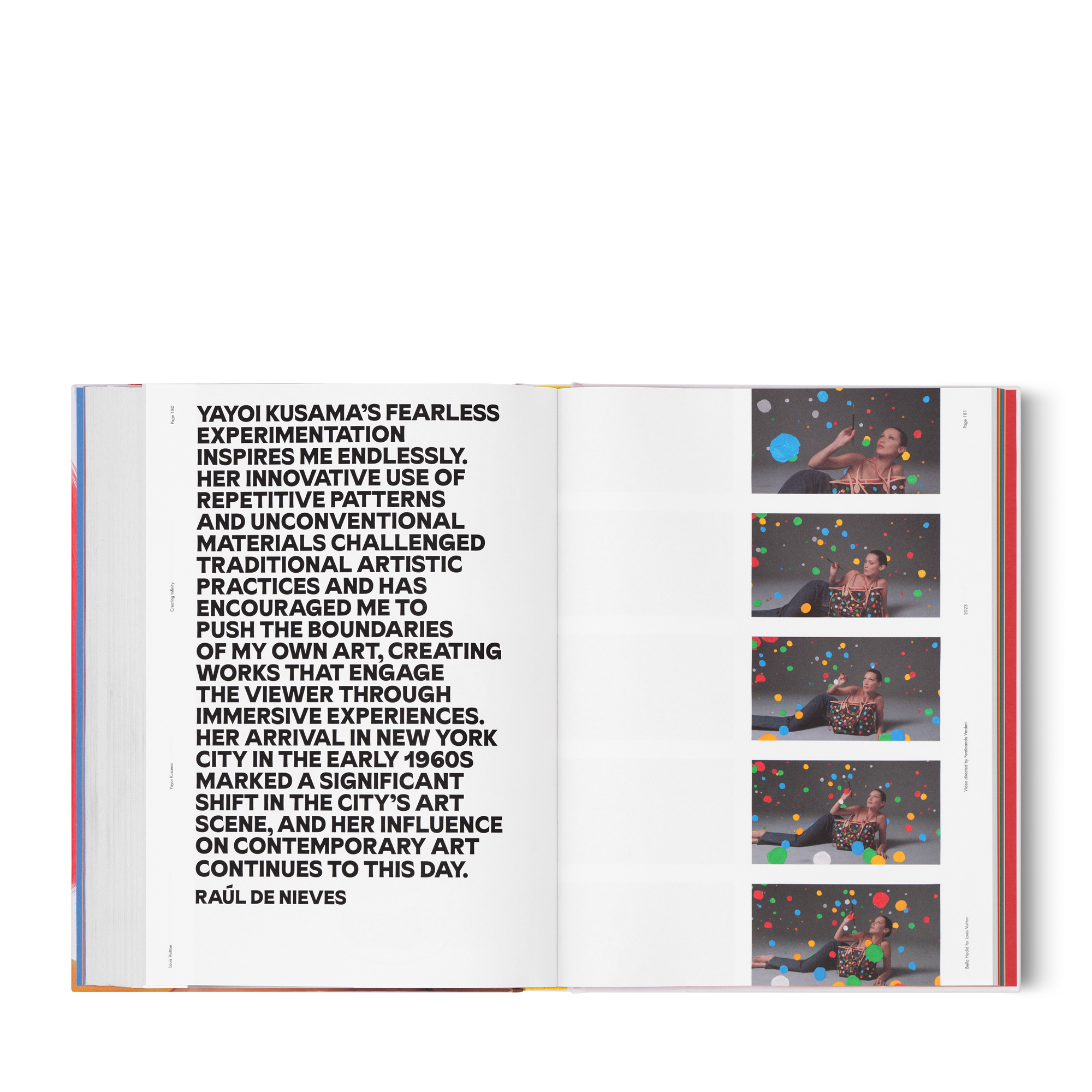  북 & 오피스 액세서리 하드 커버 북 쿠사마 야요이 x 루이 비통: 크리에이팅 인피니티 (Yayoi Kusama x Louis Vuitton: Creating Infinity) | 루이비통 공식 온라인 스토어® (크게 보기)